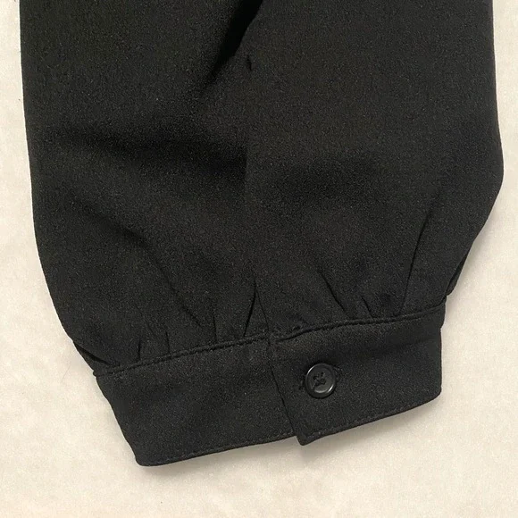 Simply Vera Wang Black Dress Mid-Sleeve Black Dress size Large - Picture 3 of 9